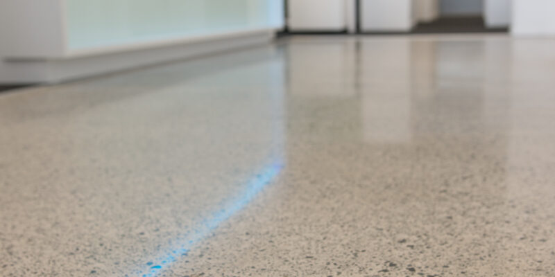 Polished Concrete Floor in Auckland Office